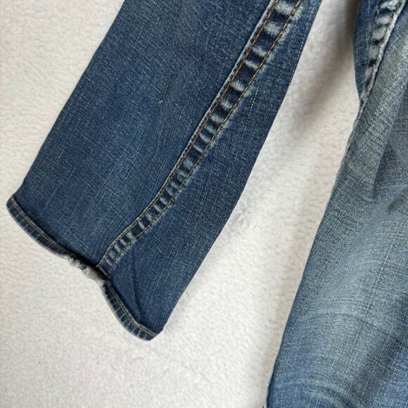 True Religion Joey Y2K Vintage Low Rise Flare Distressed Jeans 26 - Picture 9 of 9